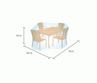 Funda cubre MESA RECTANGULAR - M (90 x 170 x 150 cm)